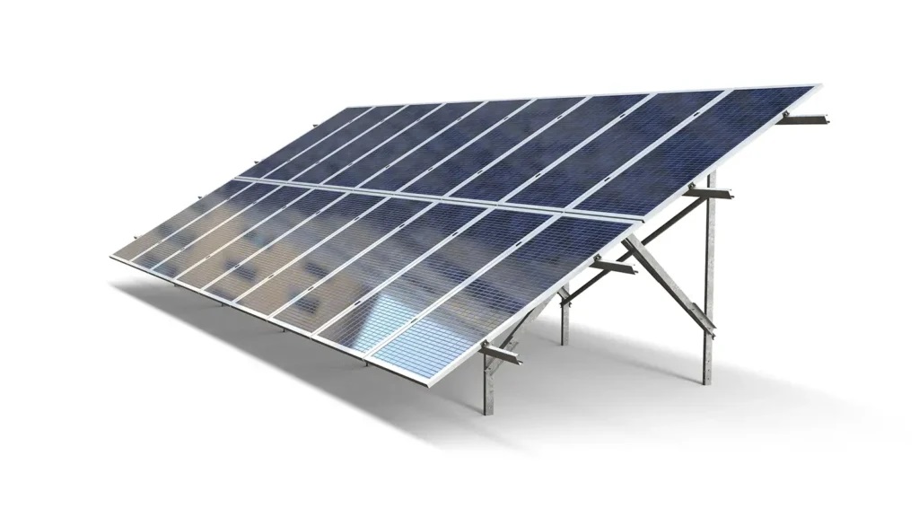 استراکچر خورشیدی دو ردیفه عمودی